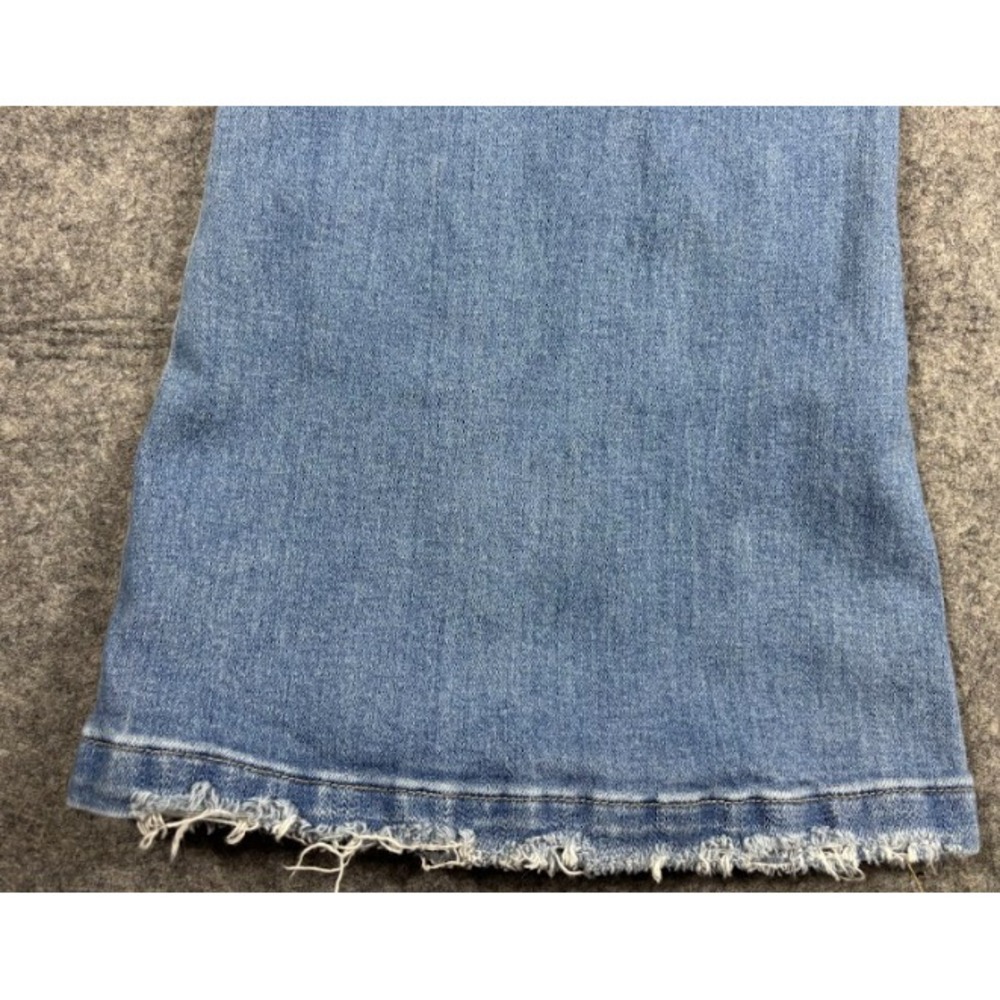 Petra 153 Flare Jeans Women's 32x32 Blue Distressed Ripped Denim Y2K Retro - Picture 9 of 13